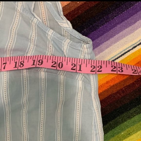 Final/PRICE FIRM Lane Bryant ruffle striped top - Picture 3 of 9